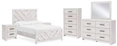 Diamond Furniture - Ashley Furniture - Cayboni Full Panel Bed, Dresser, Mirror, Chest and 2 Nightstands - Full Panel Bed, Dresser, Mirror, Chest and 2 Nightstands - B3788B15