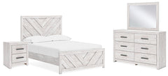 Diamond Furniture - Ashley Furniture - Cayboni Full Panel Bed, Dresser, Mirror and Nightstand - Full Panel Bed, Dresser, Mirror and Nightstand - B3788B14