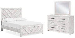 Diamond Furniture - Ashley Furniture - Cayboni Full Panel Bed, Dresser and Mirror - Full Panel Bed, Dresser and Mirror - B3788B3