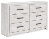 Diamond Furniture - Ashley Furniture - Cayboni Dresser - Six Drawer Dresser / Whitewash - B3788-31