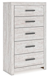 Diamond Furniture - Ashley Furniture - Cayboni Chest of Drawers - Five Drawer Chest / Whitewash - B3788-46