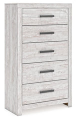 Cayboni Queen Panel Bed, Chest and Nightstand