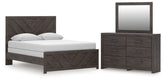Diamond Furniture - Ashley Furniture - Prendonea Queen Panel Bed, Dresser and Mirror - Queen Panel Bed, Dresser and Mirror - B3789B7