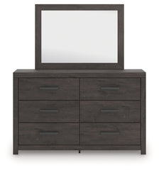 Prendonea Twin Panel Bed, Dresser and Mirror