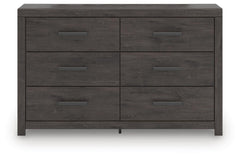 Prendonea King Panel Bed, Dresser and Nightstand