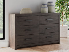 Diamond Furniture - Ashley Furniture - Prendonea Dresser - Six Drawer Dresser - B3789-31