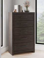 Diamond Furniture - Ashley Furniture - Prendonea Chest of Drawers - Five Drawer Chest - B3789-46