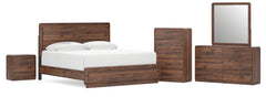 Fortlorn Queen Panel Bed, Dresser, Mirror, 2 Chests and 2 Nightstands
