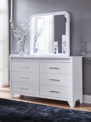 Diamond Furniture - Ashley Furniture - Jarlee Dresser and Mirror - Dresser and Mirror - PCB392B1