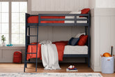 Diamond Furniture - Ashley Furniture - Nextonfort Twin over Twin Bunk Bed with Mattresses - Twin over Twin Bunk Bed with Mattresses - B396B12