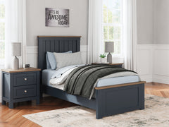 Diamond Furniture - Ashley Furniture - Landocken Twin Panel Bed - Twin Panel Bed - B414B2