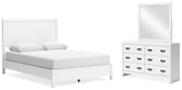 Diamond Furniture - Ashley Furniture - Binterglen Queen Panel Bed, Dresser and Mirror - Queen Panel Bed, Dresser and Mirror - B427B7