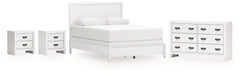 Diamond Furniture - Ashley Furniture - Binterglen Queen Panel Bed, Dresser and 2 Nightstands - Queen Panel Bed, Dresser and 2 Nightstands - B427B15