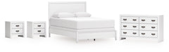 Diamond Furniture - Ashley Furniture - Binterglen Queen Panel Bed, Dresser and 2 Nightstands - Queen Panel Bed, Dresser and 2 Nightstands - B427B15