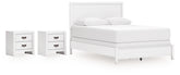 Diamond Furniture - Ashley Furniture - Binterglen Queen Panel Bed and 2 Nightstands - Queen Panel Bed and 2 Nightstands - B427B18