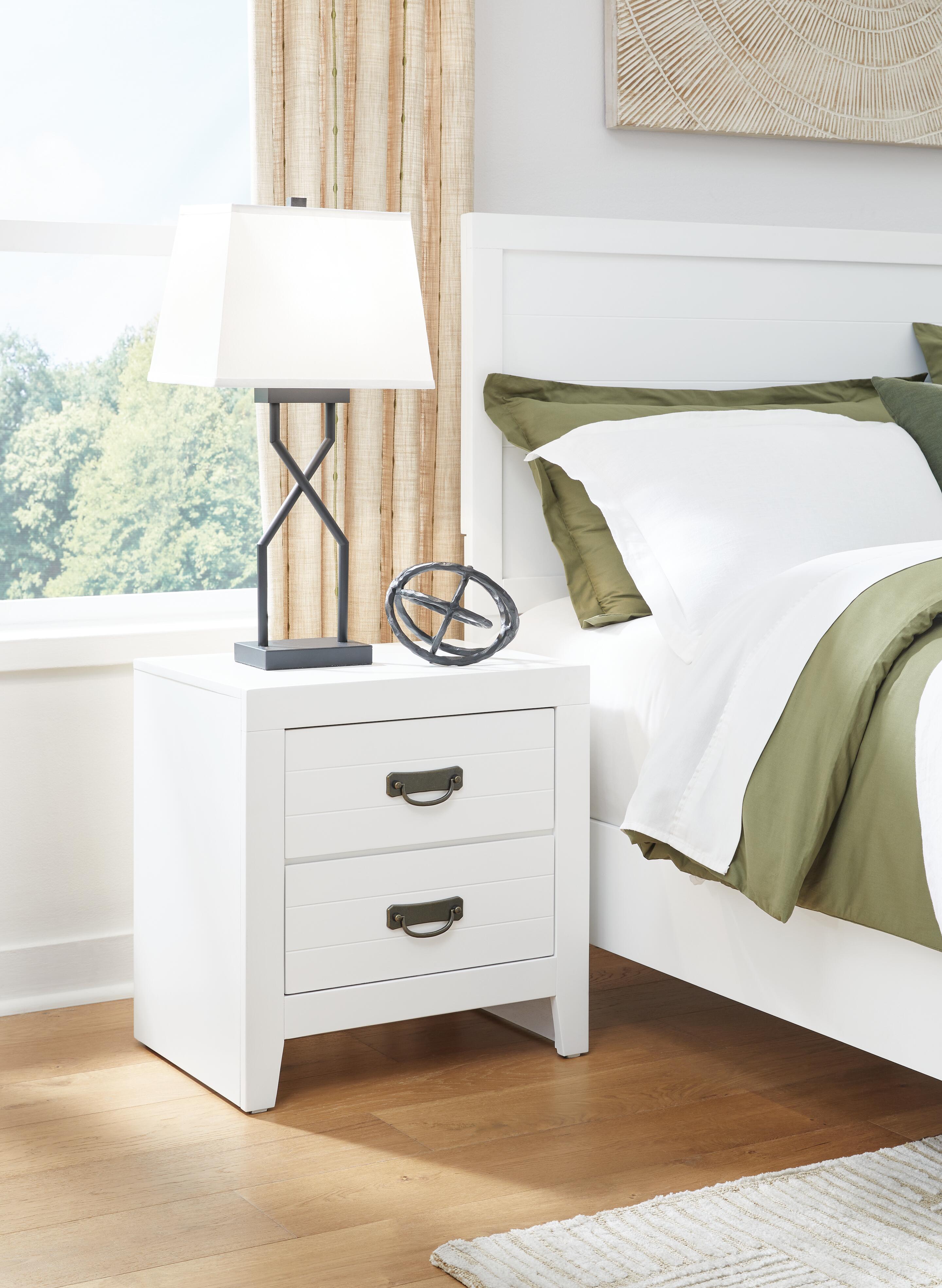 Diamond Furniture - Ashley Furniture - Binterglen Nightstand - Two Drawer Night Stand - B427-92