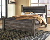 Diamond Furniture - Ashley Furniture - Wynnlow King Poster Bed - King Poster Bed - B440B6