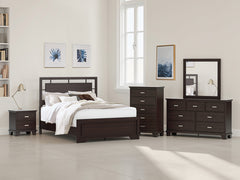 Diamond Furniture - Ashley Furniture - Covetown Queen Panel Bed - Queen Panel Bed - B441B6