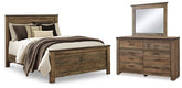 Diamond Furniture - Ashley Furniture - Trinell Queen Panel Bed, Dresser and Mirror - Queen Panel Bed, Dresser and Mirror - B446B82