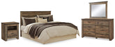 Diamond Furniture - Ashley Furniture - Trinell King/California King Panel Headboard, Dresser, Mirror and Nightstand - King/California King Panel Headboard, Dresser, Mirror and Nightstand - B446B99