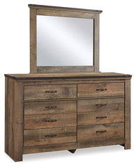 Trinell Queen Panel Bed, Dresser and Mirror