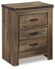 Trinell King Panel Bed and 2 Nightstands