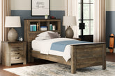Diamond Furniture - Ashley Furniture - Trinell Twin Bookcase Bed - Twin Bookcase Bed - B446B21