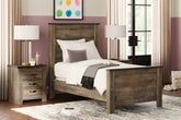 Diamond Furniture - Ashley Furniture - Trinell Twin Panel Bed - Twin Panel Bed - B446B2