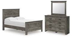 Diamond Furniture - Ashley Furniture - Frandern Full Panel Bed, Dresser and Mirror - Full Panel Bed, Dresser and Mirror - B4480B20