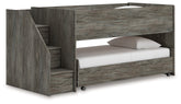Diamond Furniture - Ashley Furniture - Frandern Twin over Twin Loft Bed - Twin over Twin Loft Bed - B4480B13