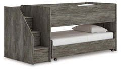 Diamond Furniture - Ashley Furniture - Frandern Twin over Twin Loft Bed - Twin over Twin Loft Bed - B4480B13
