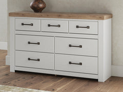 Diamond Furniture - Ashley Furniture - Savonport Dresser - Seven Drawer Dresser - B4615-31