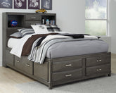 Diamond Furniture - Ashley Furniture - Caitbrook Full Storage Bed with 7 Drawers - Full Storage Bed with 7 Drawers - B476B4