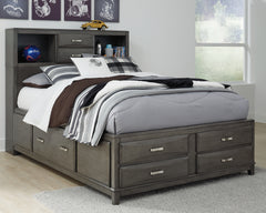 Diamond Furniture - Ashley Furniture - Caitbrook Full Storage Bed with 7 Drawers - Full Storage Bed with 7 Drawers - B476B4
