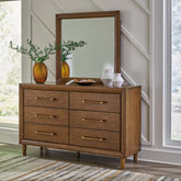 Diamond Furniture - Ashley Furniture - Lyncott Dresser and Mirror - Dresser and Mirror - B615B1