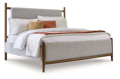 Lyncott Queen Upholstered Panel Bed