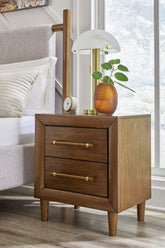Diamond Furniture - Ashley Furniture - Lyncott Nightstand - Two Drawer Night Stand - B615-92