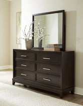Diamond Furniture - Ashley Furniture - Neymorton Dresser and Mirror - Dresser and Mirror - B618B1