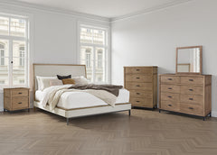 Diamond Furniture - Ashley Furniture - Tomtyn Queen Upholstered Bed - Queen Upholstered Bed - B622B2