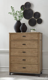 Diamond Furniture - Ashley Furniture - Tomtyn Chest of Drawers - Five Drawer Chest - B622-46
