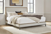 Diamond Furniture - Ashley Furniture - Tomtyn King Upholstered Bed - King Upholstered Bed - B622B4