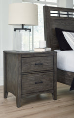 Diamond Furniture - Ashley Furniture - Montillan Nightstand - Two Drawer Night Stand - B651-92