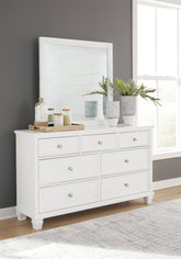 Diamond Furniture - Ashley Furniture - Fortman Dresser and Mirror - Dresser and Mirror - B680B1