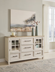 Diamond Furniture - Ashley Furniture - Shaybrock Dresser - Dresser - B683-31