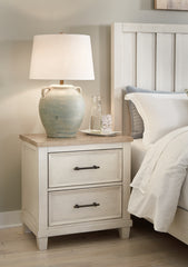 Diamond Furniture - Ashley Furniture - Shaybrock Nightstand - Two Drawer Night Stand - B683-92