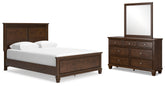 Diamond Furniture - Ashley Furniture - Danabrin Queen Panel Bed, Dresser and Mirror - Queen Panel Bed, Dresser and Mirror - B685B3
