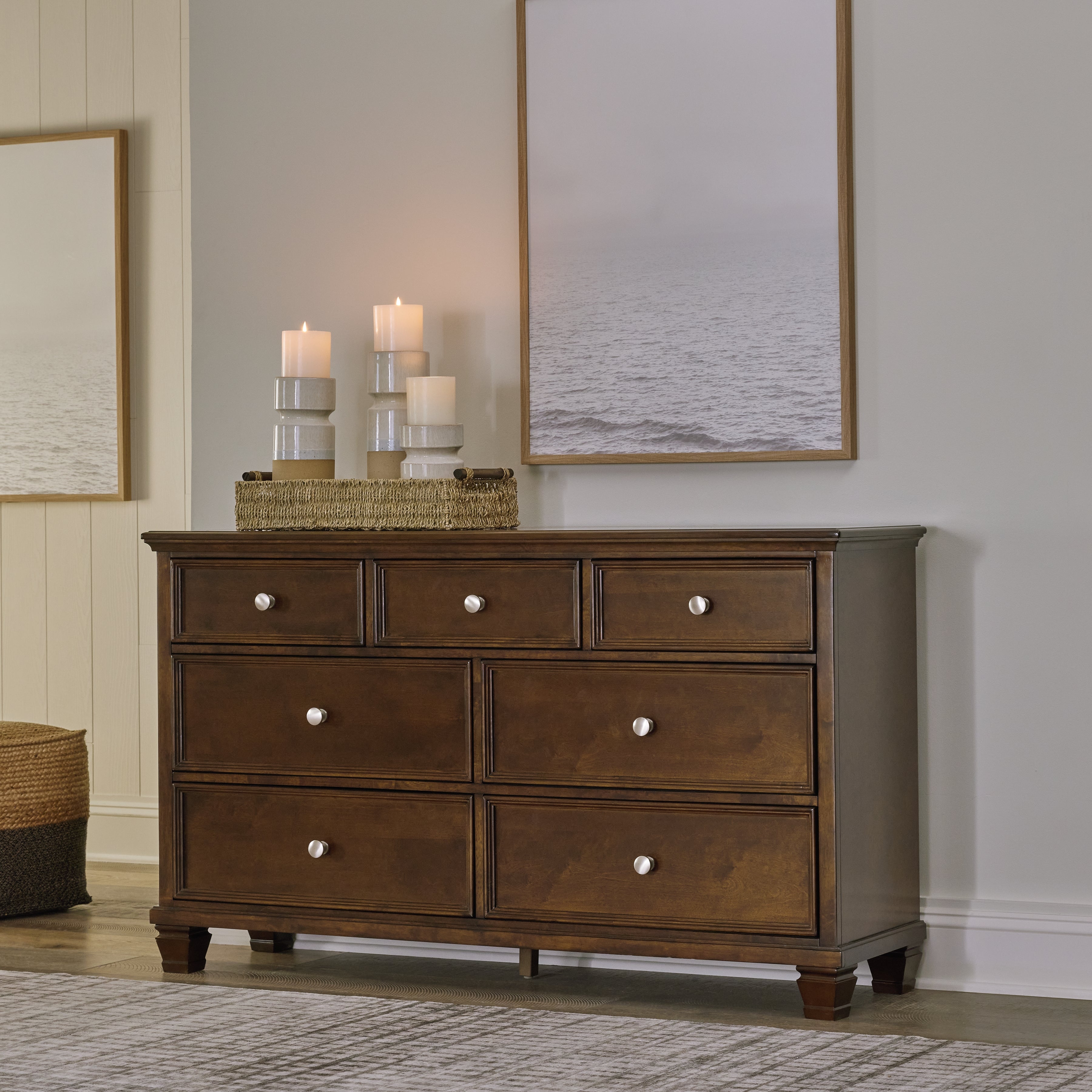 Diamond Furniture - Ashley Furniture - Danabrin Dresser - Dresser - B685-31
