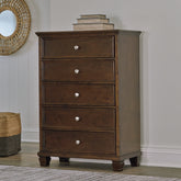 Diamond Furniture - Ashley Furniture - Danabrin Chest of Drawers - Five Drawer Chest - B685-46