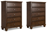 Diamond Furniture - Ashley Furniture - Danabrin Set of 2 Chests - Set of 2 Chests - B685B28