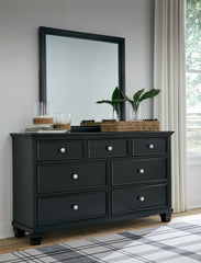 Diamond Furniture - Ashley Furniture - Lanolee Dresser and Mirror - Dresser and Mirror - B687B1
